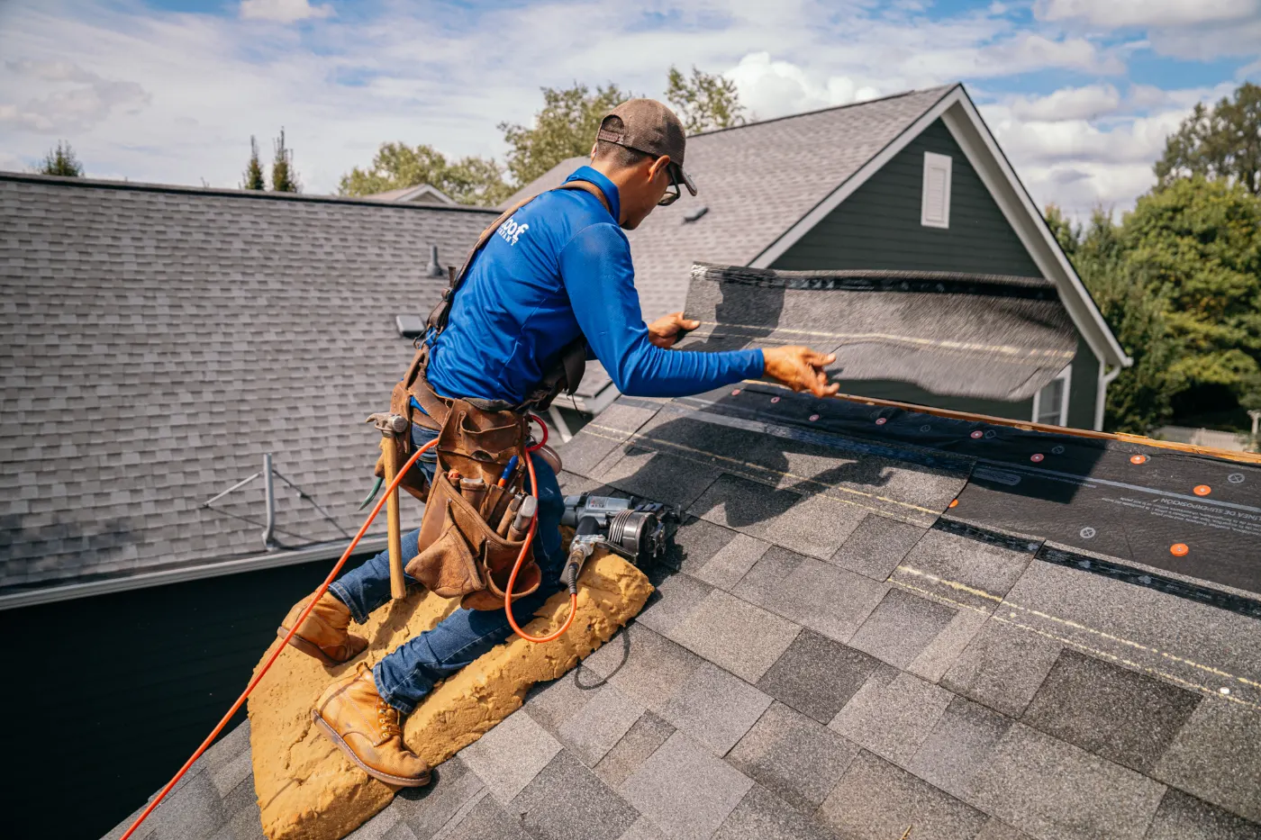 Commercial roof inspection documented in Smokey Row Estates