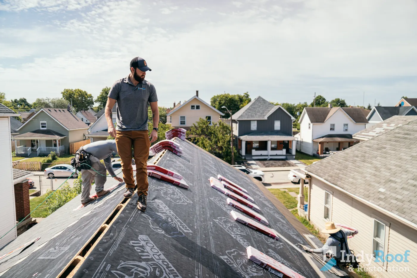 Flashing and seam work in Smokey Row Estates